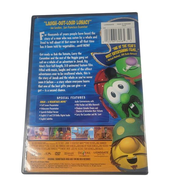 Lot of 5 VeggieTales DVDs - Children's Christian Animation Larry Bob Two Are NEW - Picture 9 of 11